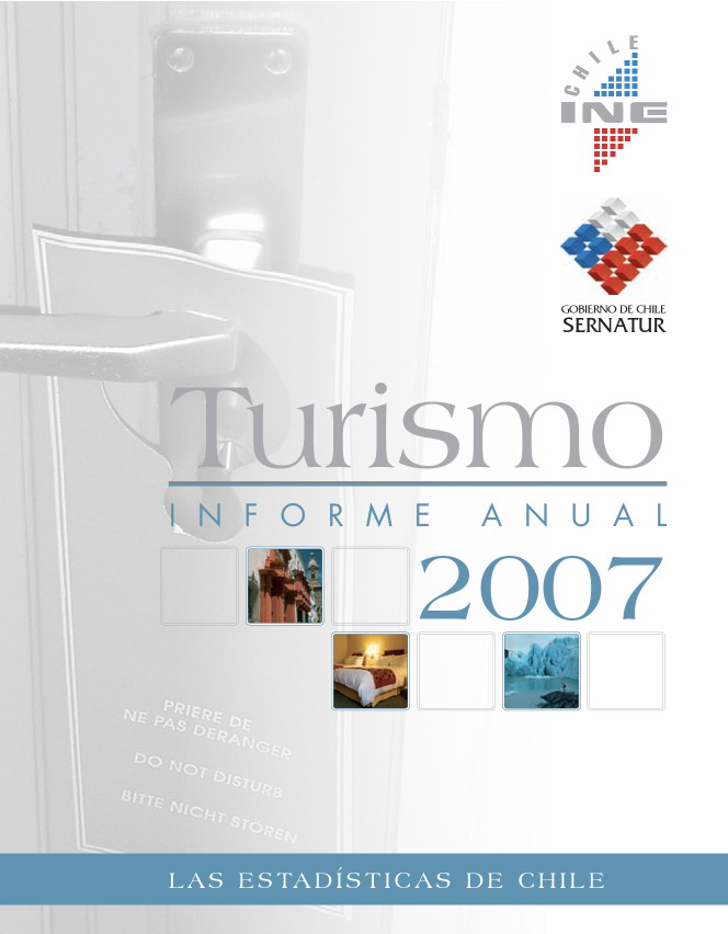 Portada del informe anual de Turismo 2007.